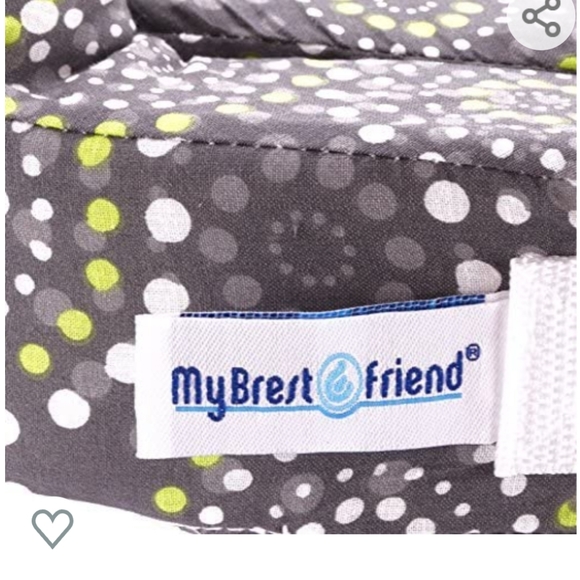 Brest Friend Original Nursing Posture Pillow, Grey & Yellow Fireworks - Picture 6 of 6